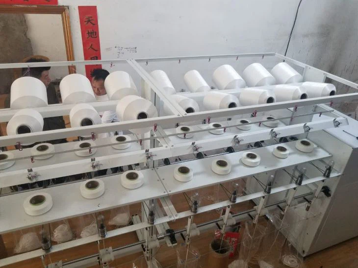 Raw Material Spandex Face Mask Earloop Cord Elastic Making Machine
